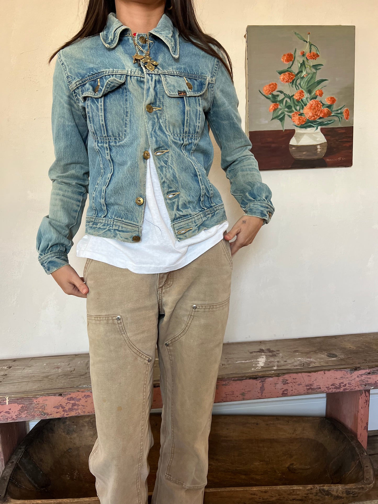 Lois Faded Denim Jacket