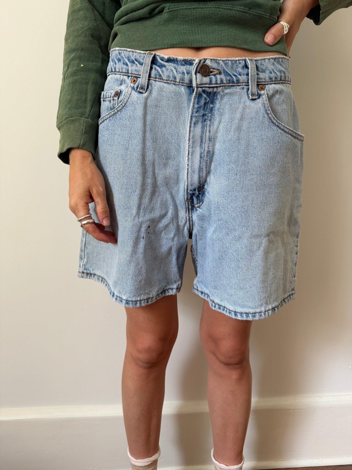 Levi’s Lightwash 550 Denim Shorts