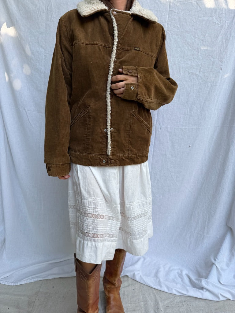 Wrangler Brown Corduroy Jacket