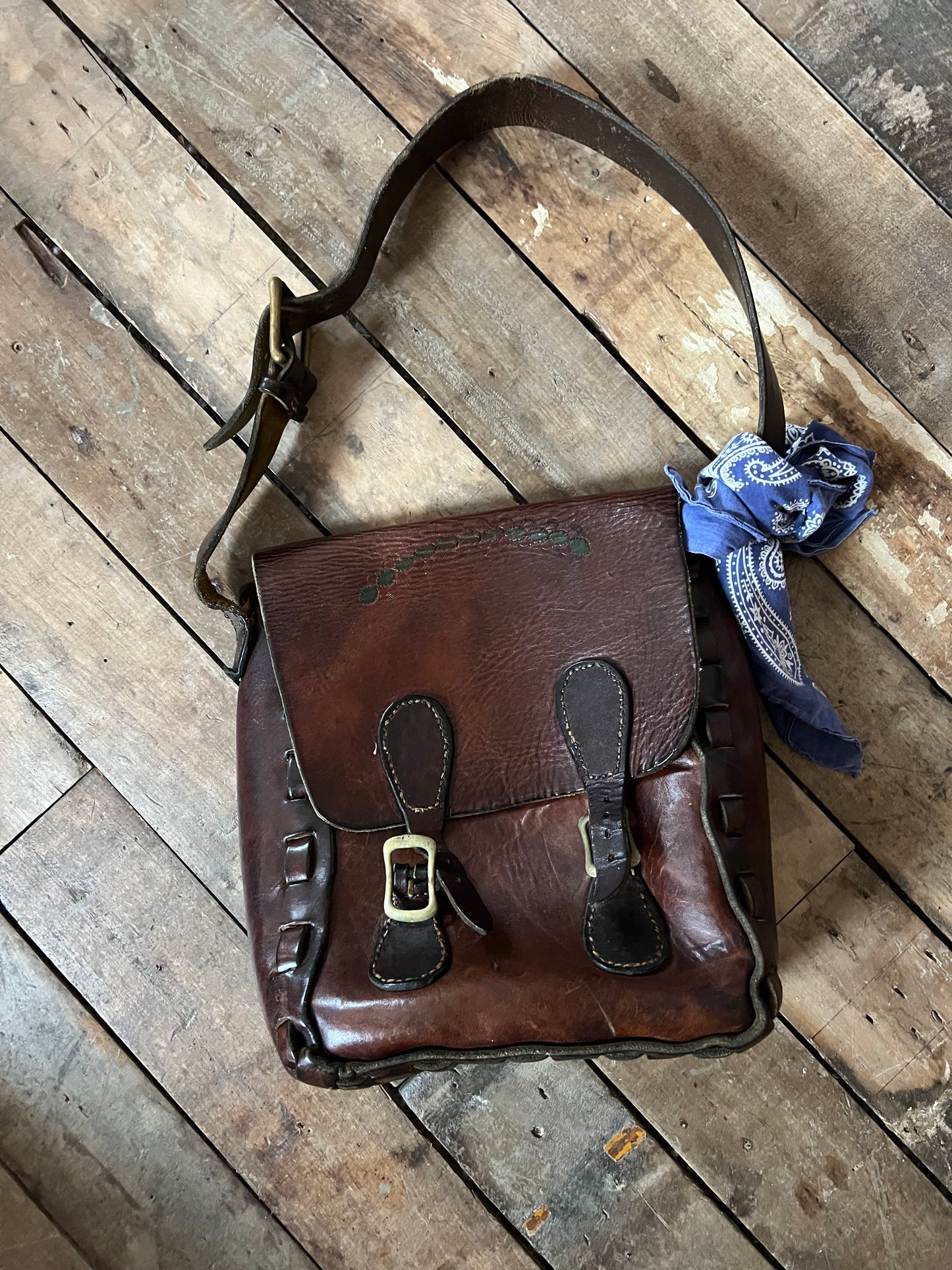 Leather Bucket Bag