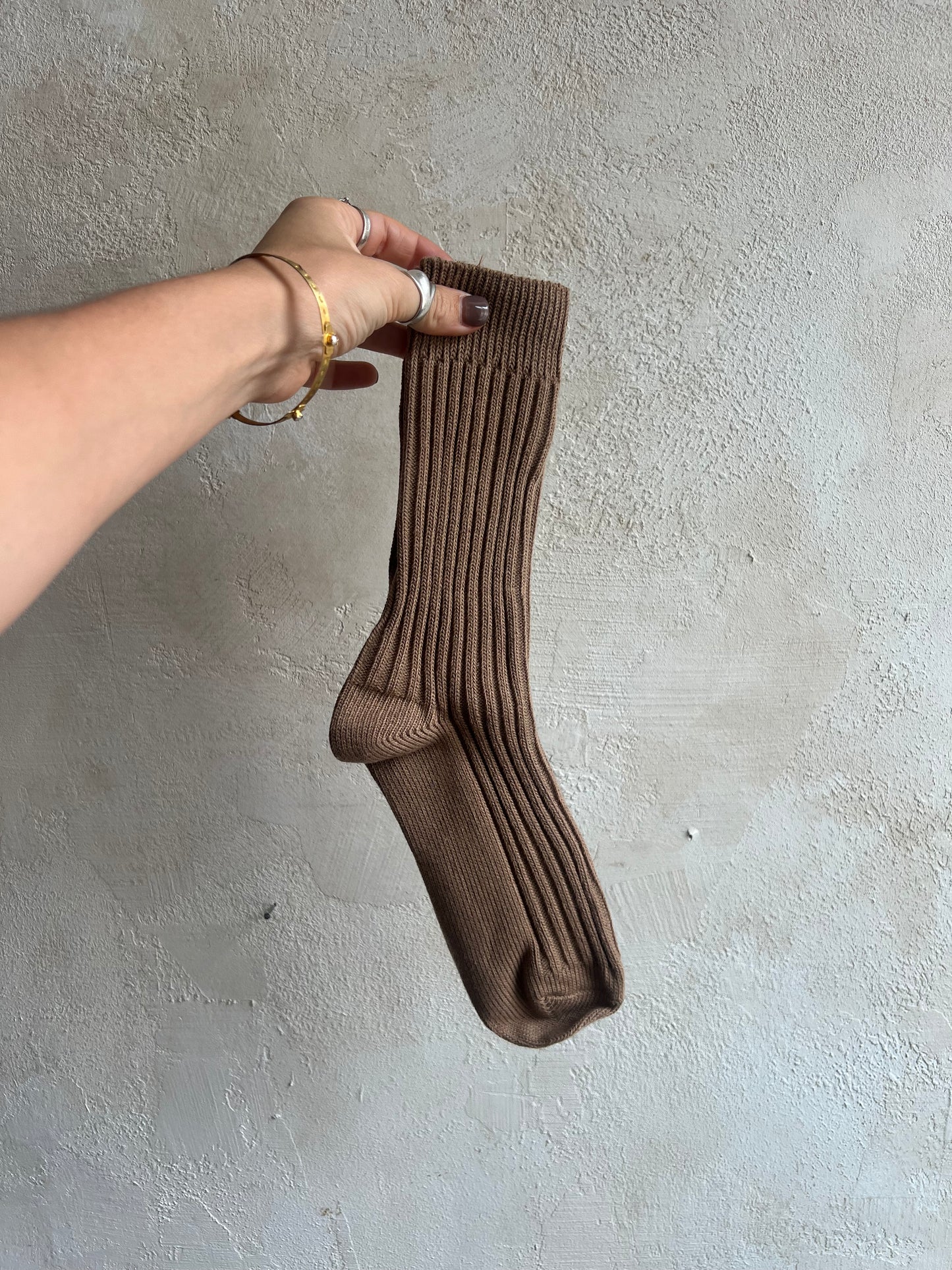 Ribbed Cotton High Socks by Billy Bamboo