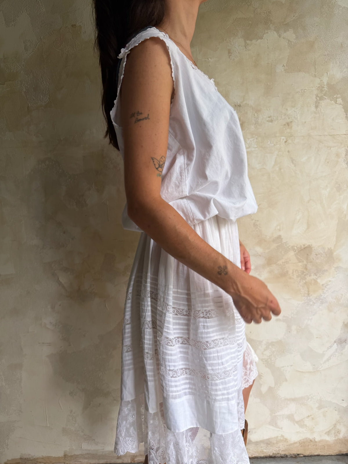Antique Italian Cropped Tank