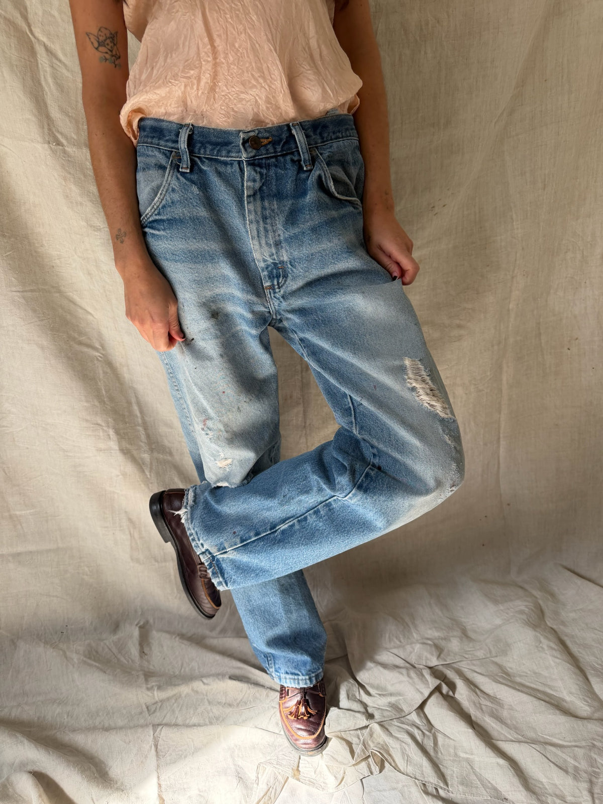 Super Faded Rustler Denim
