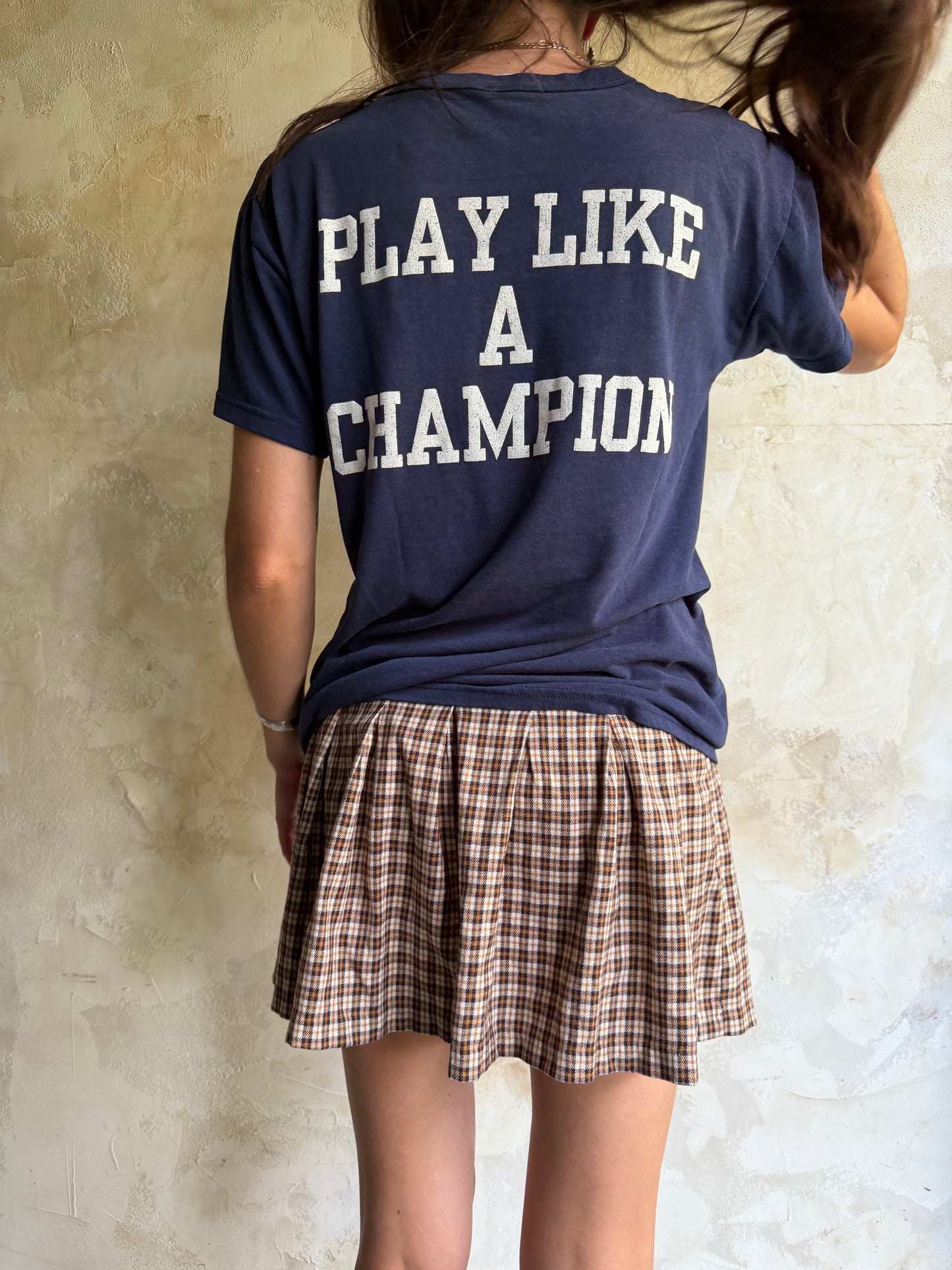 Navy East Lansing Girls Basketball Tee