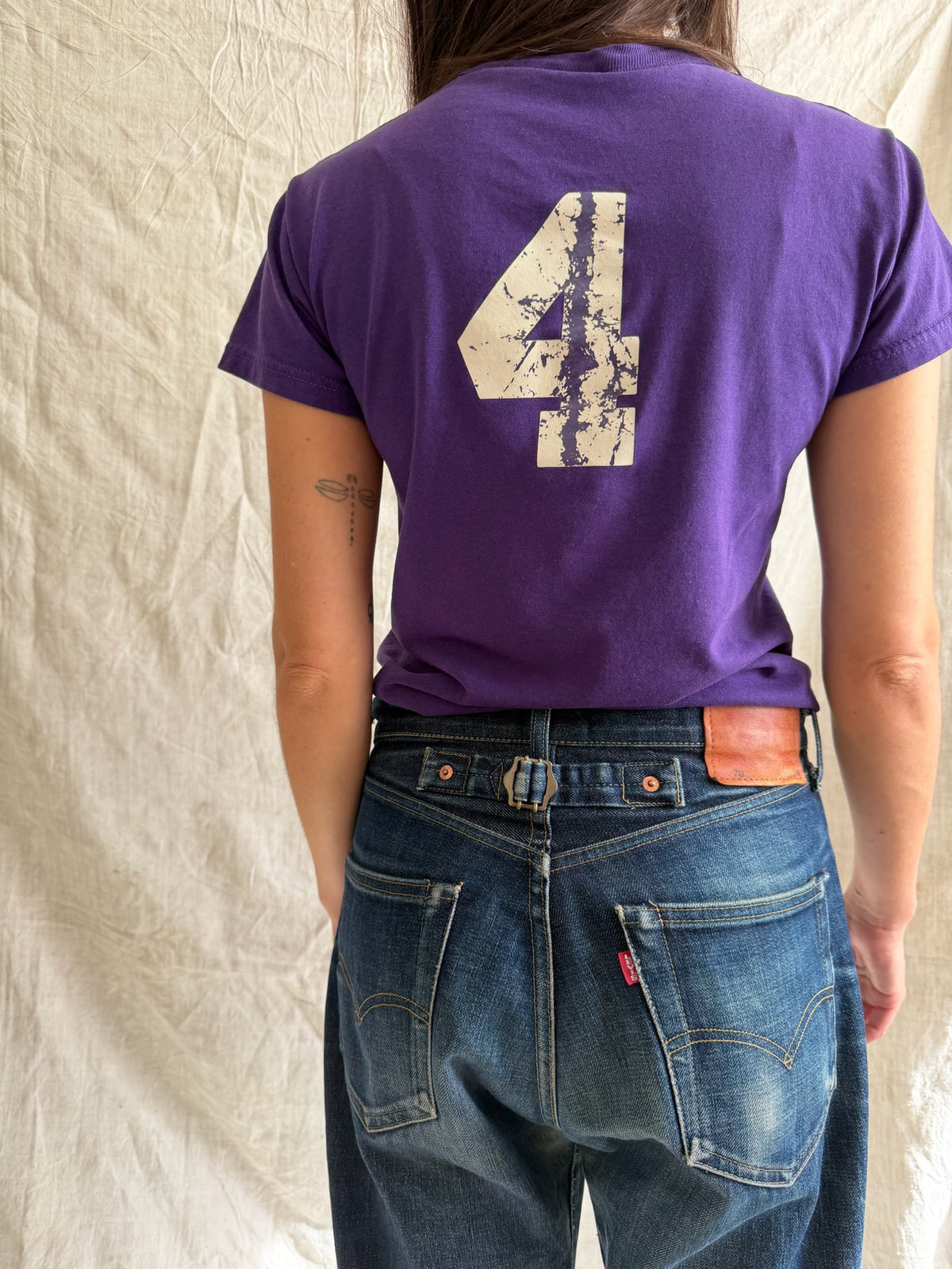 Purple Youth Baseball Tee