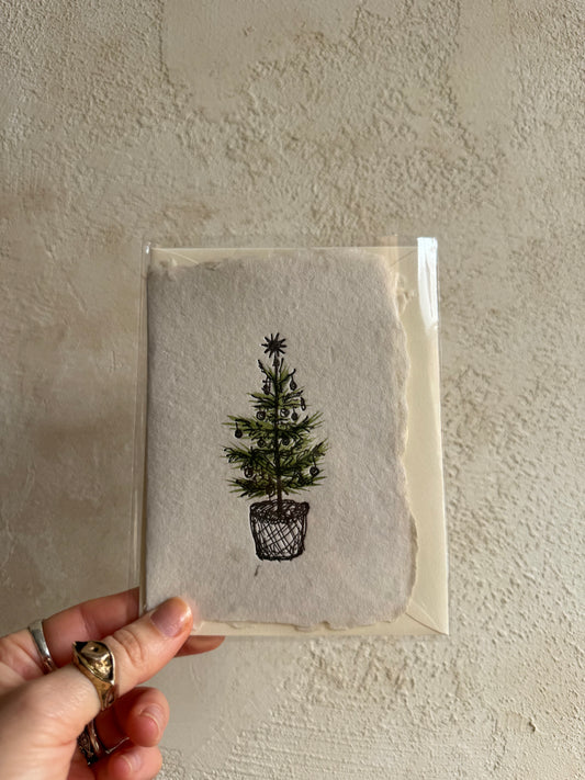 Scandinavian Christmas Tree Card by Farmette