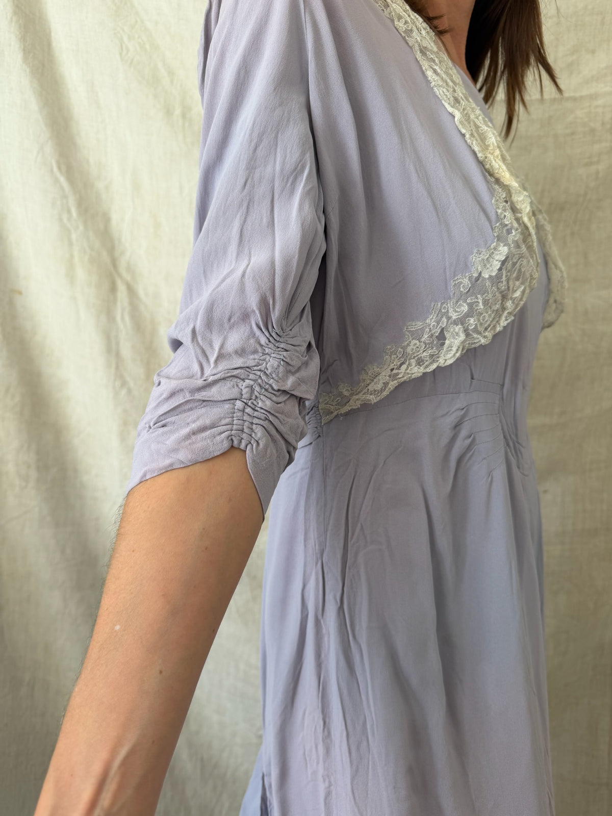 Purple Antique Tea Dress