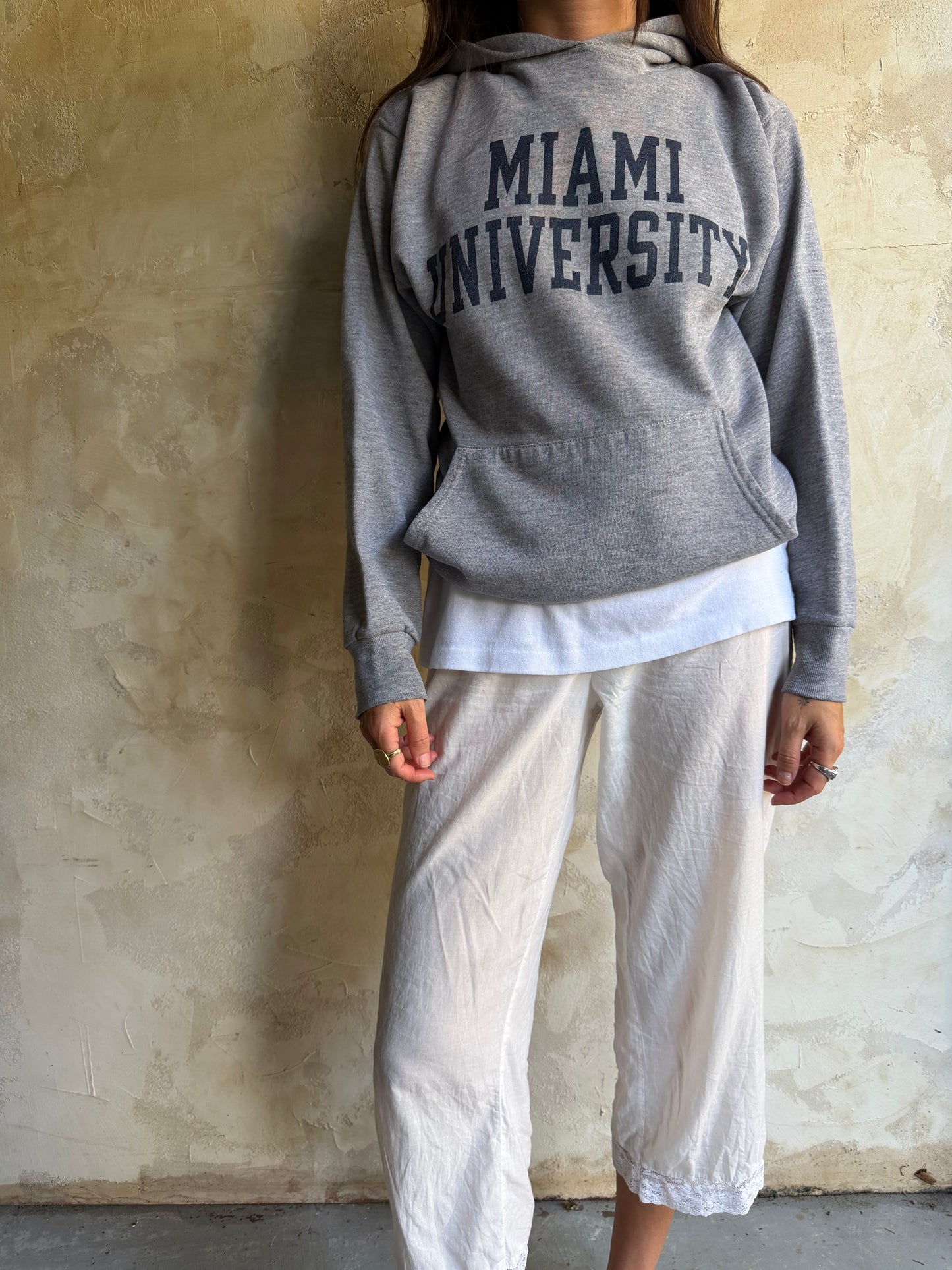 Miami Uni Grey Hoodie