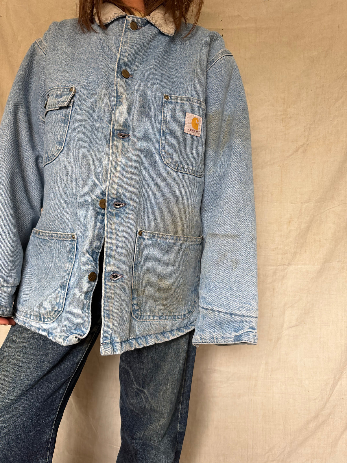 Lightwash Denim Carhartt Chore Jacket
