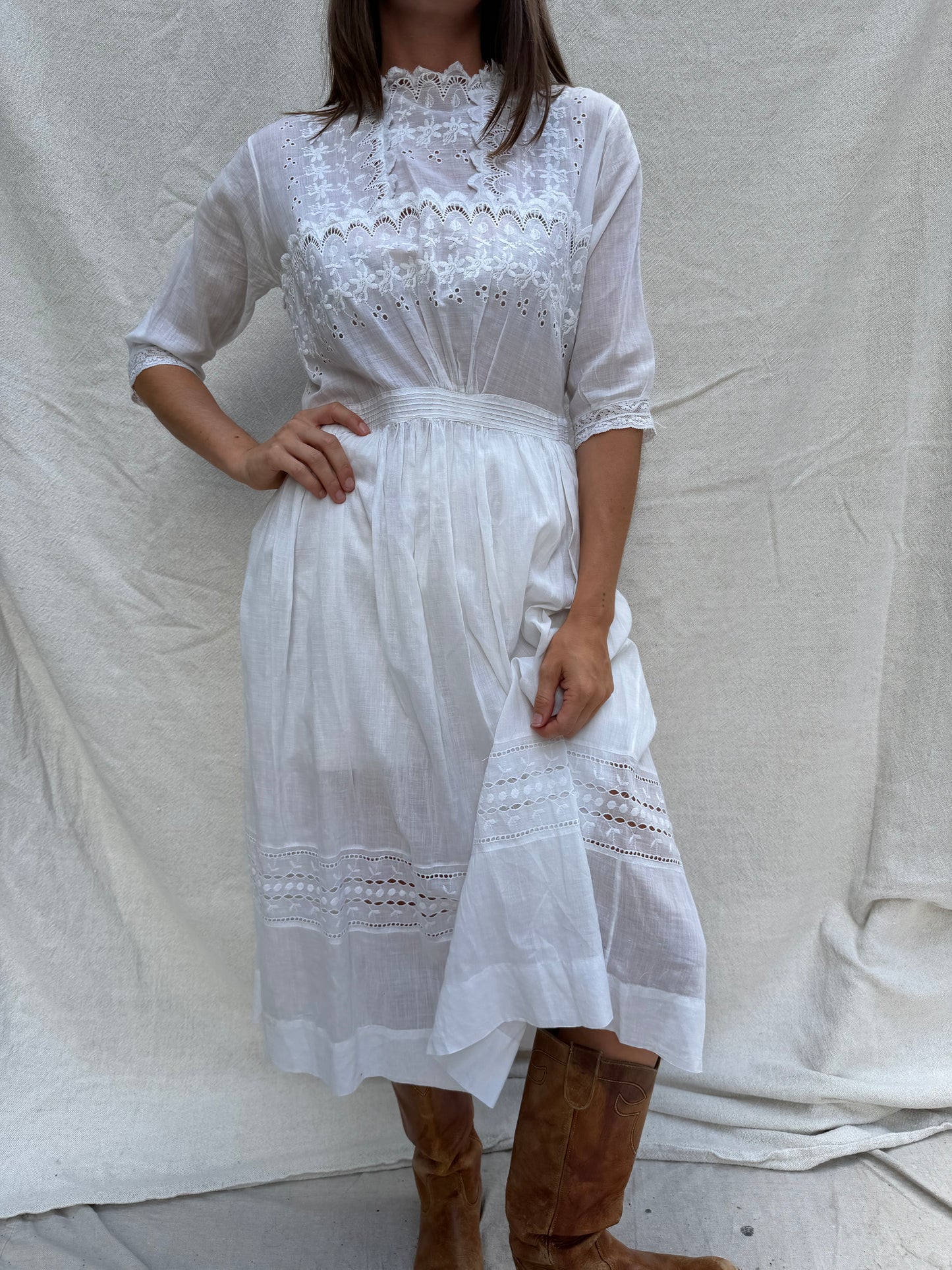 Antique Edwardian Tea Dress