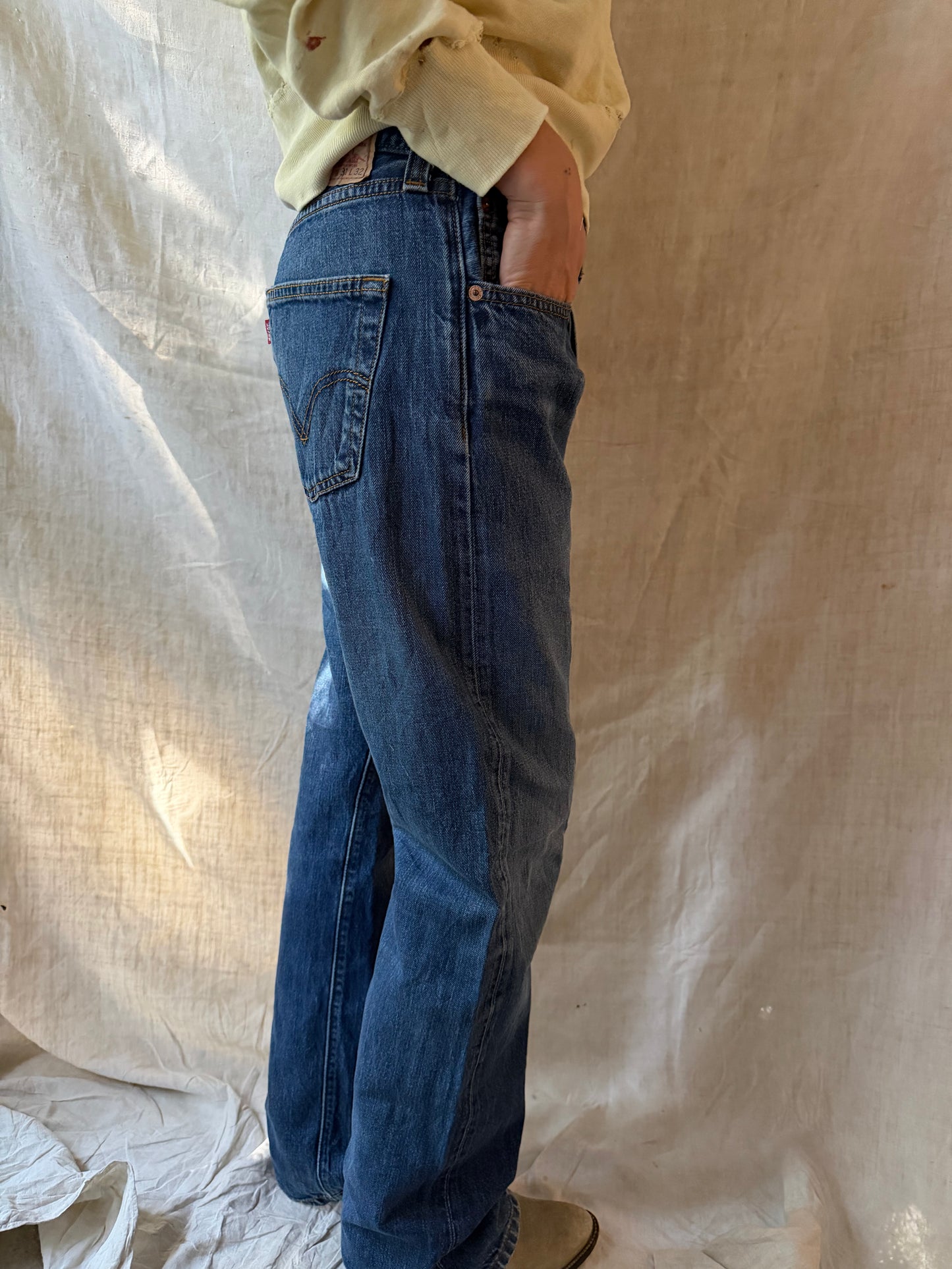 Medium Wash Levi’s 501s