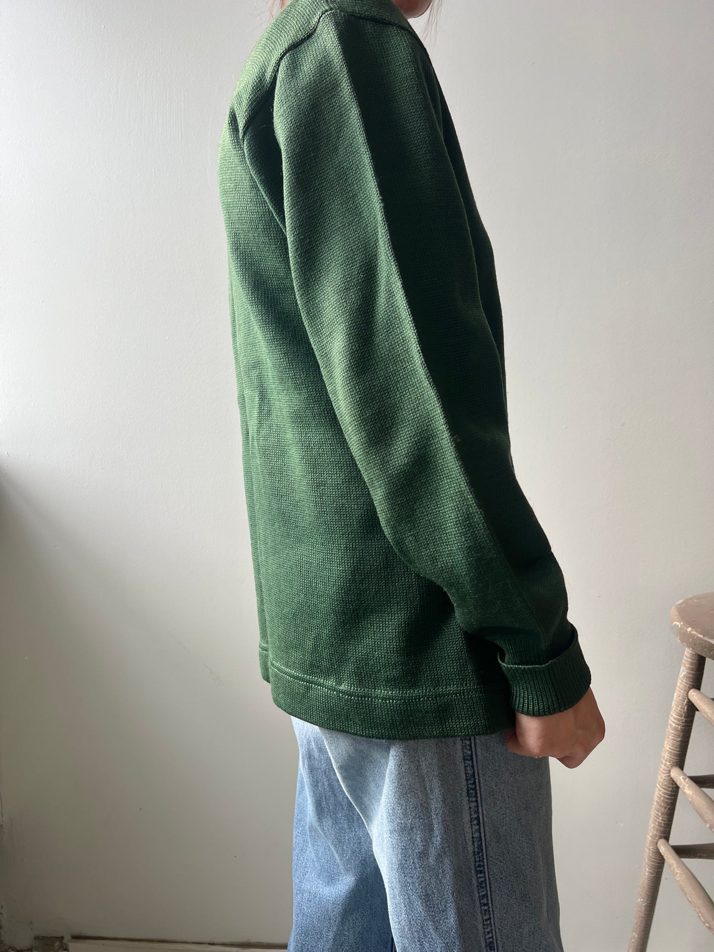 Green Cubs Varsity Cardigan