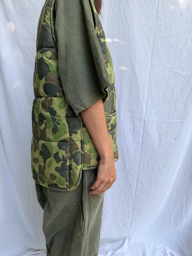 Faded Camo Puffer Vest