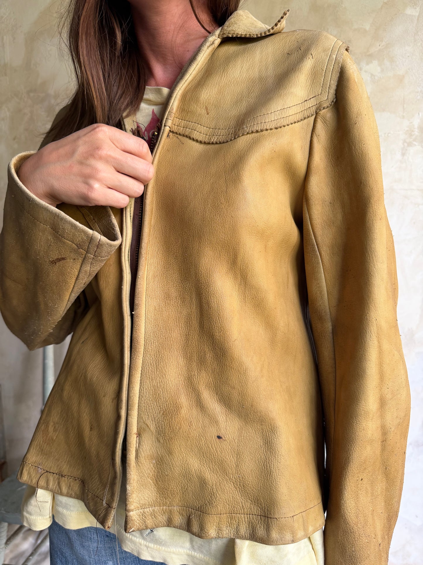 Faded Buckskin Jacket
