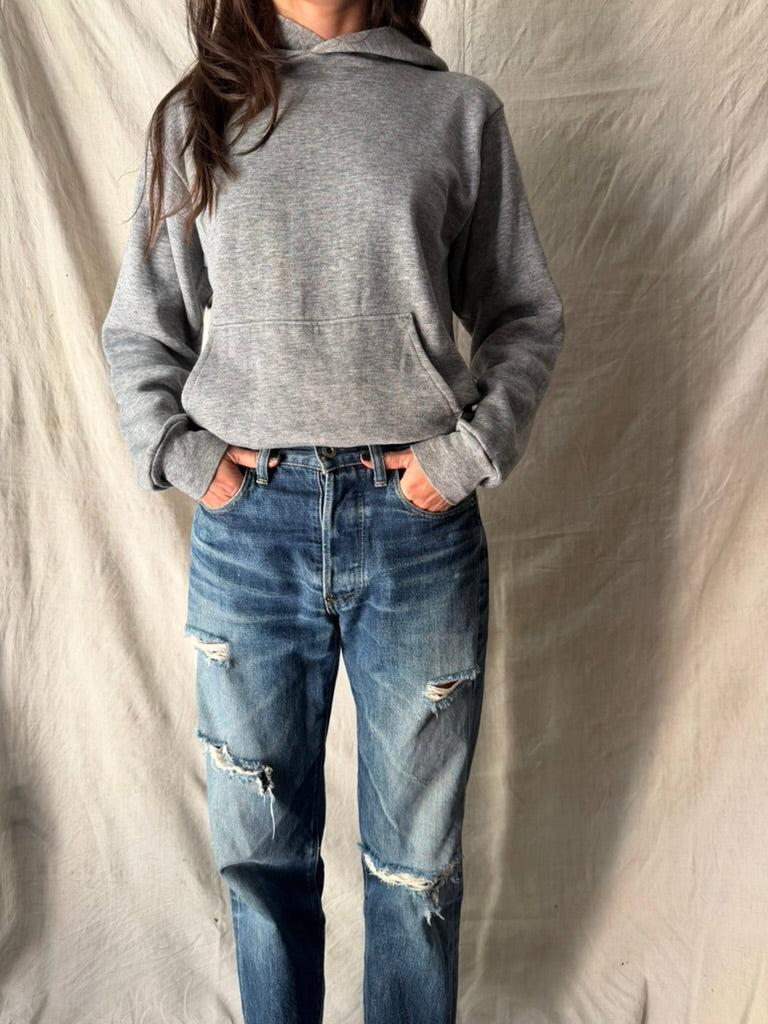 Faded Grey Hoodie