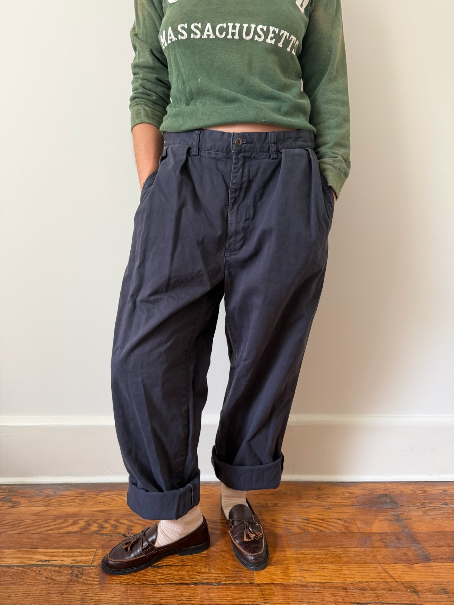 Men’s Ralph Lauren Navy Cotton Trouser