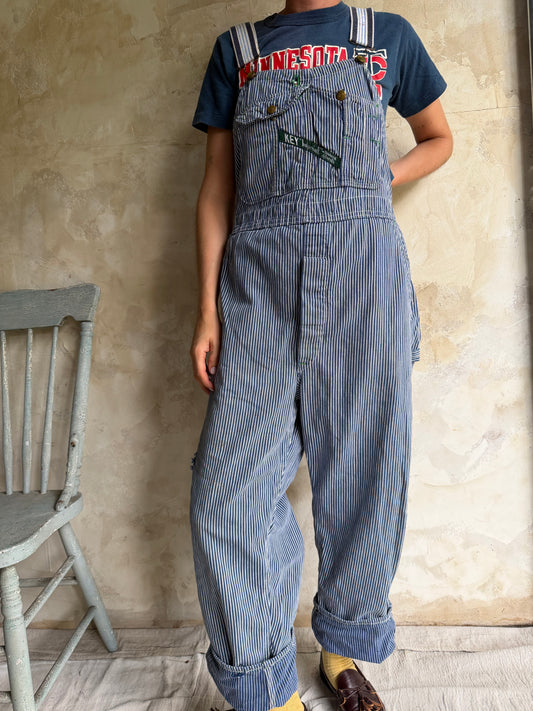 Pinstripe Key Overalls