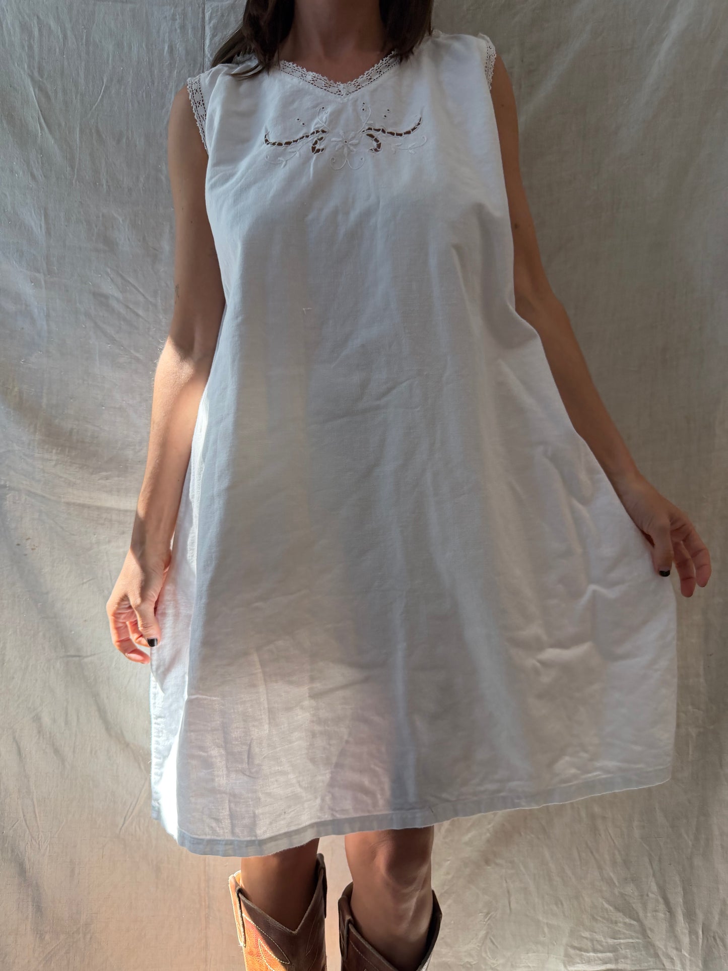 Antique Italian Cotton Smock