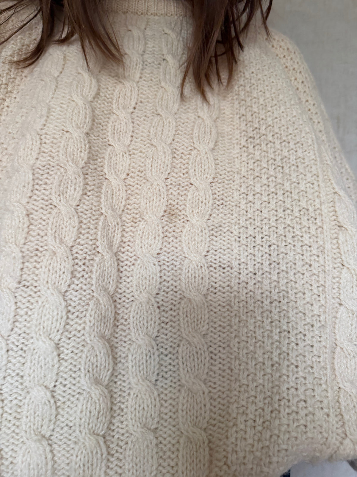 Cream Irish Wool Sweater