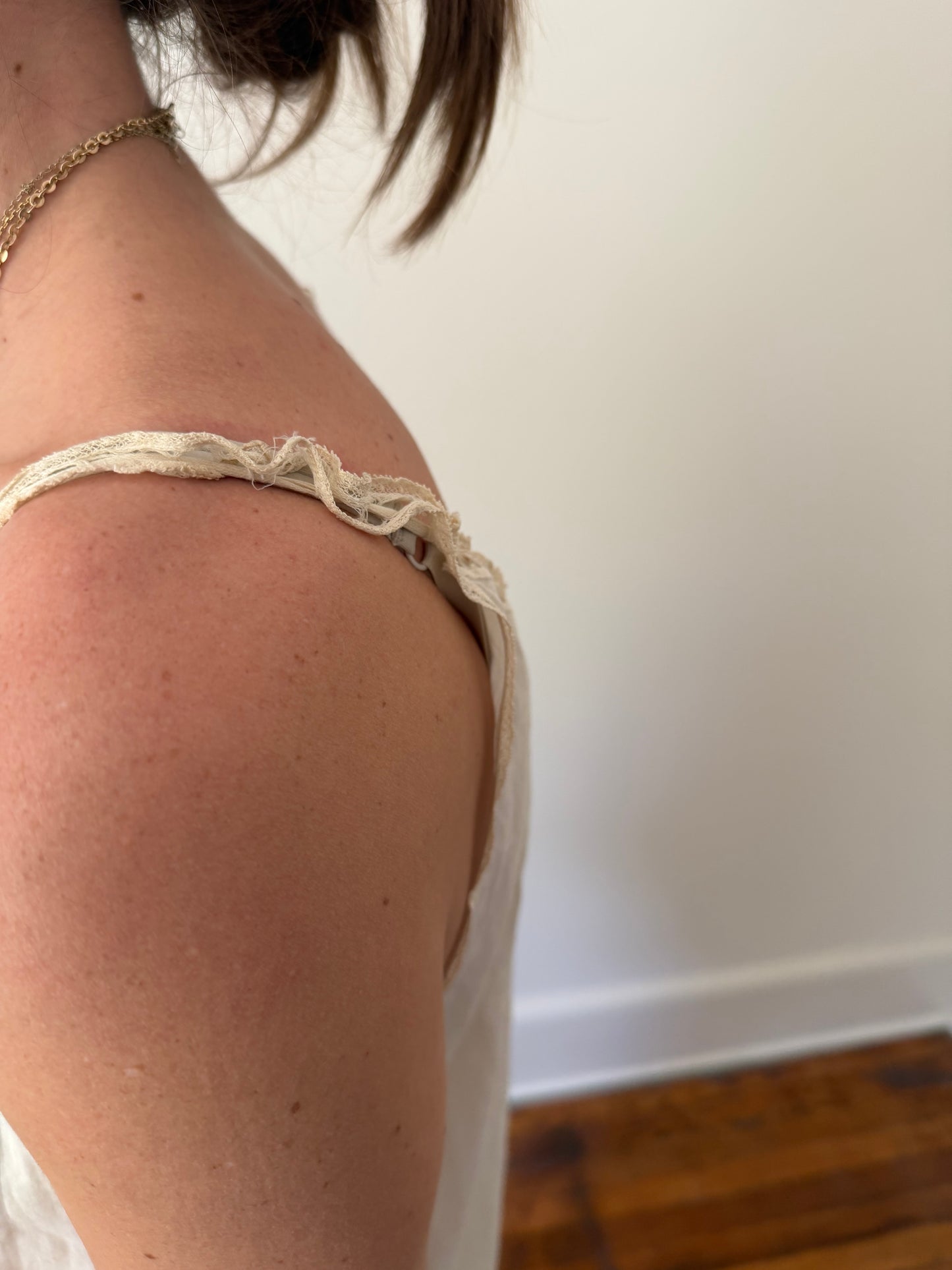 Antique Cotton Step-In
