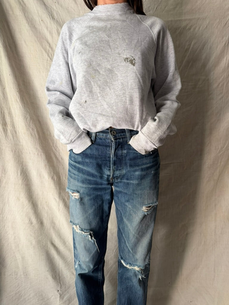 Light Grey Painters Crewneck
