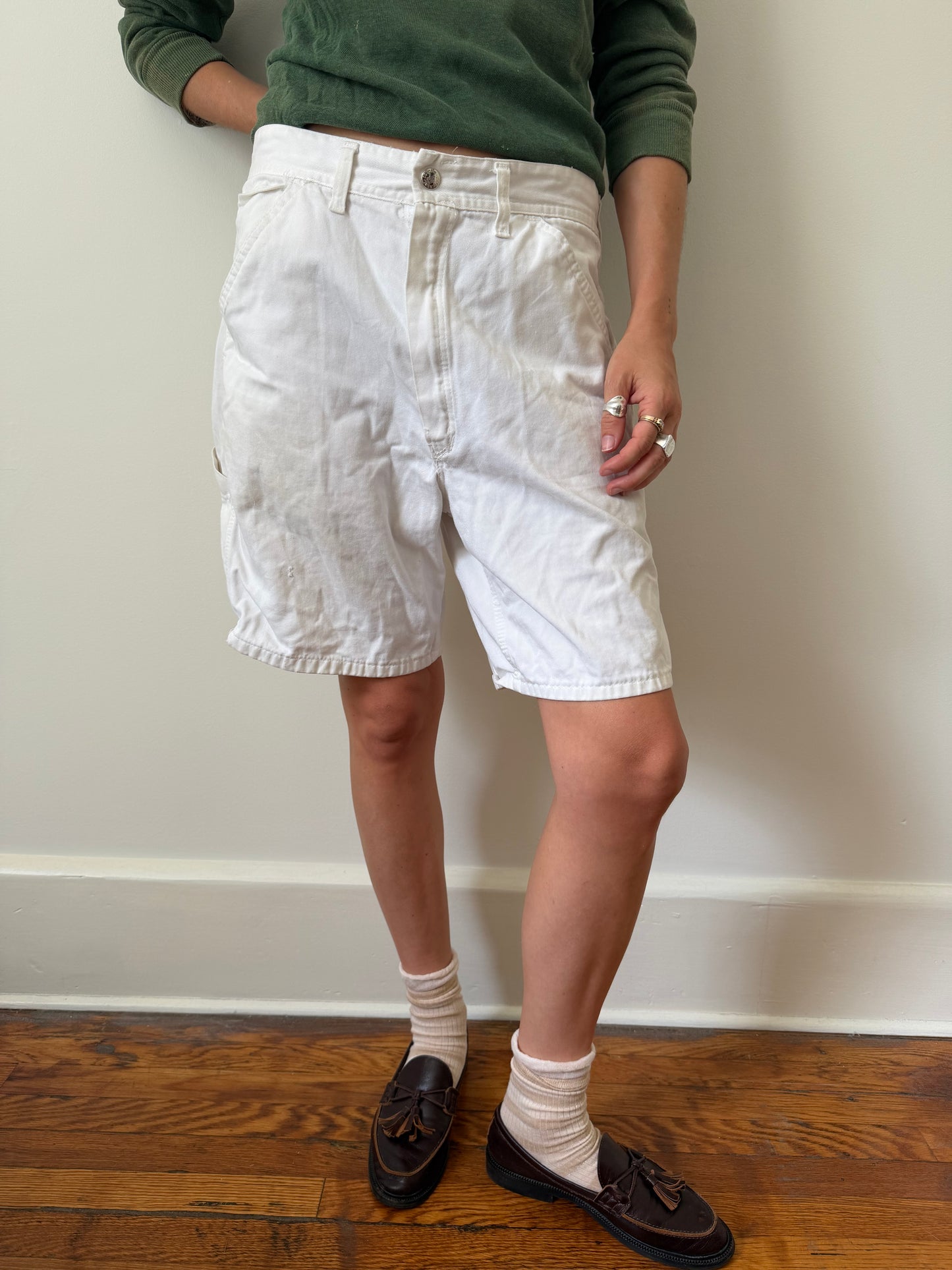 White Painters Shorts