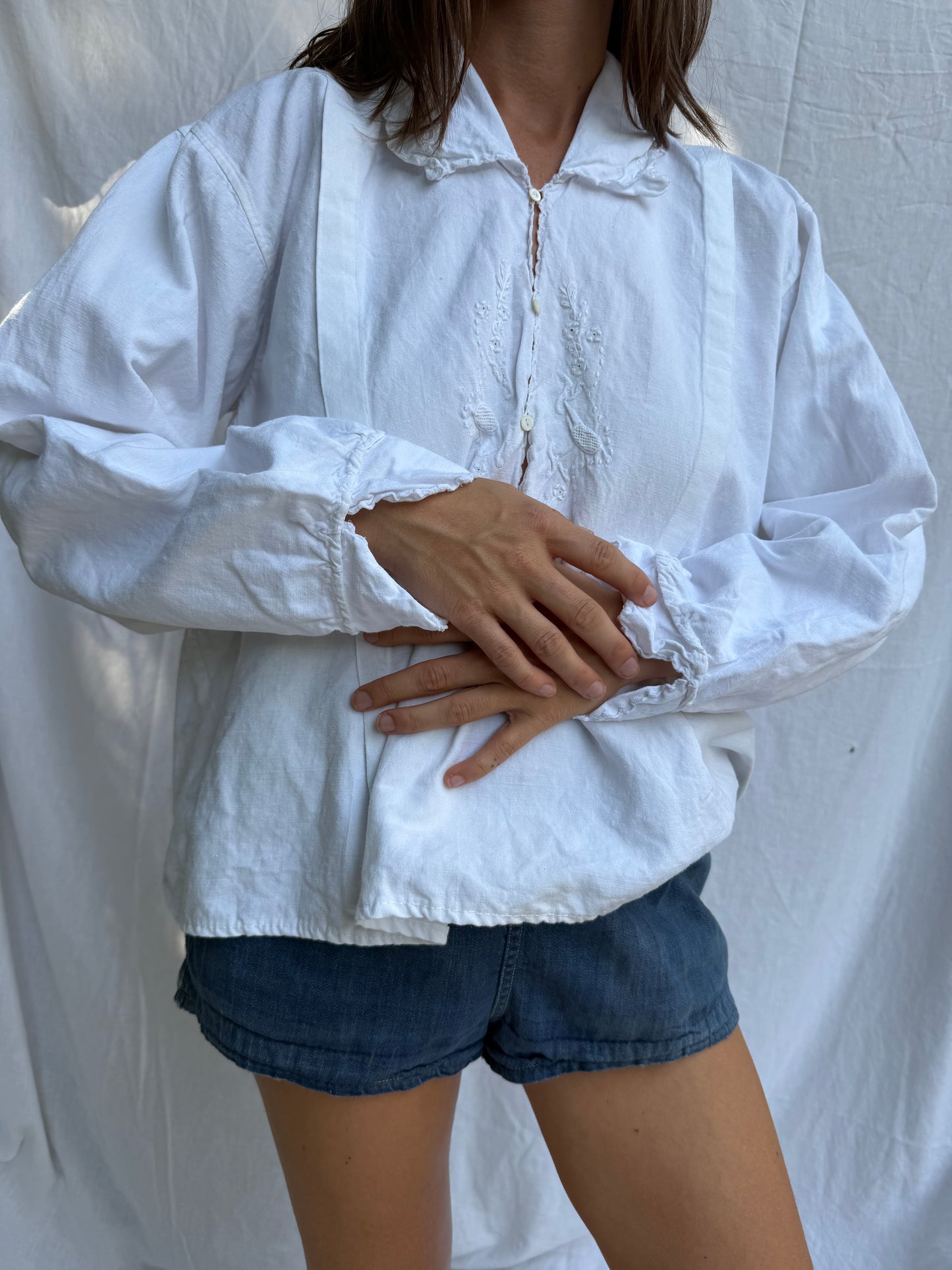 Antique Italian Cotton Blouse
