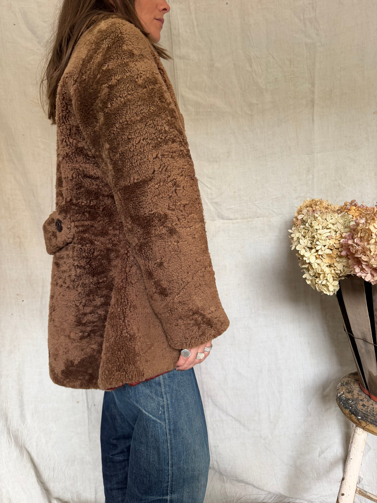 Brown Shearling Jacket