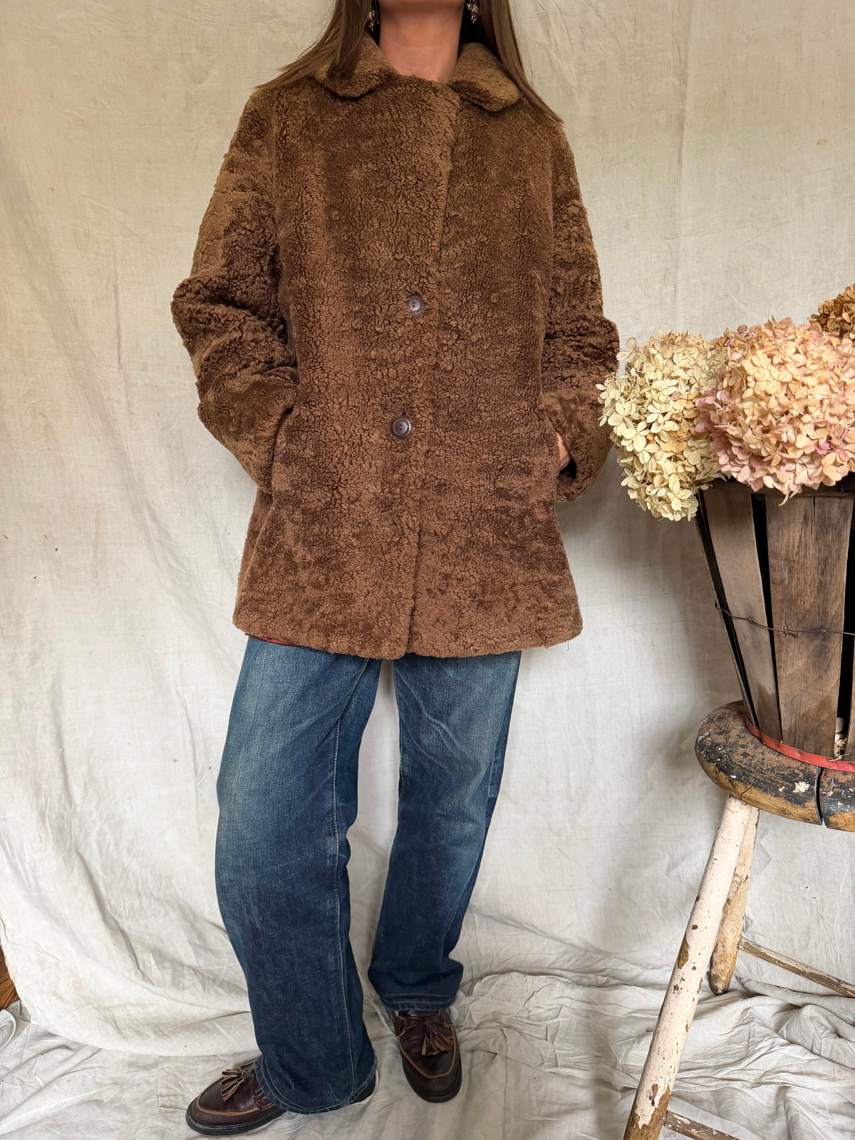 Brown Shearling Jacket