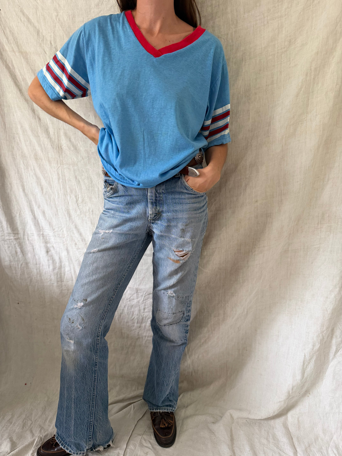 Blue Kent Varsity Tee