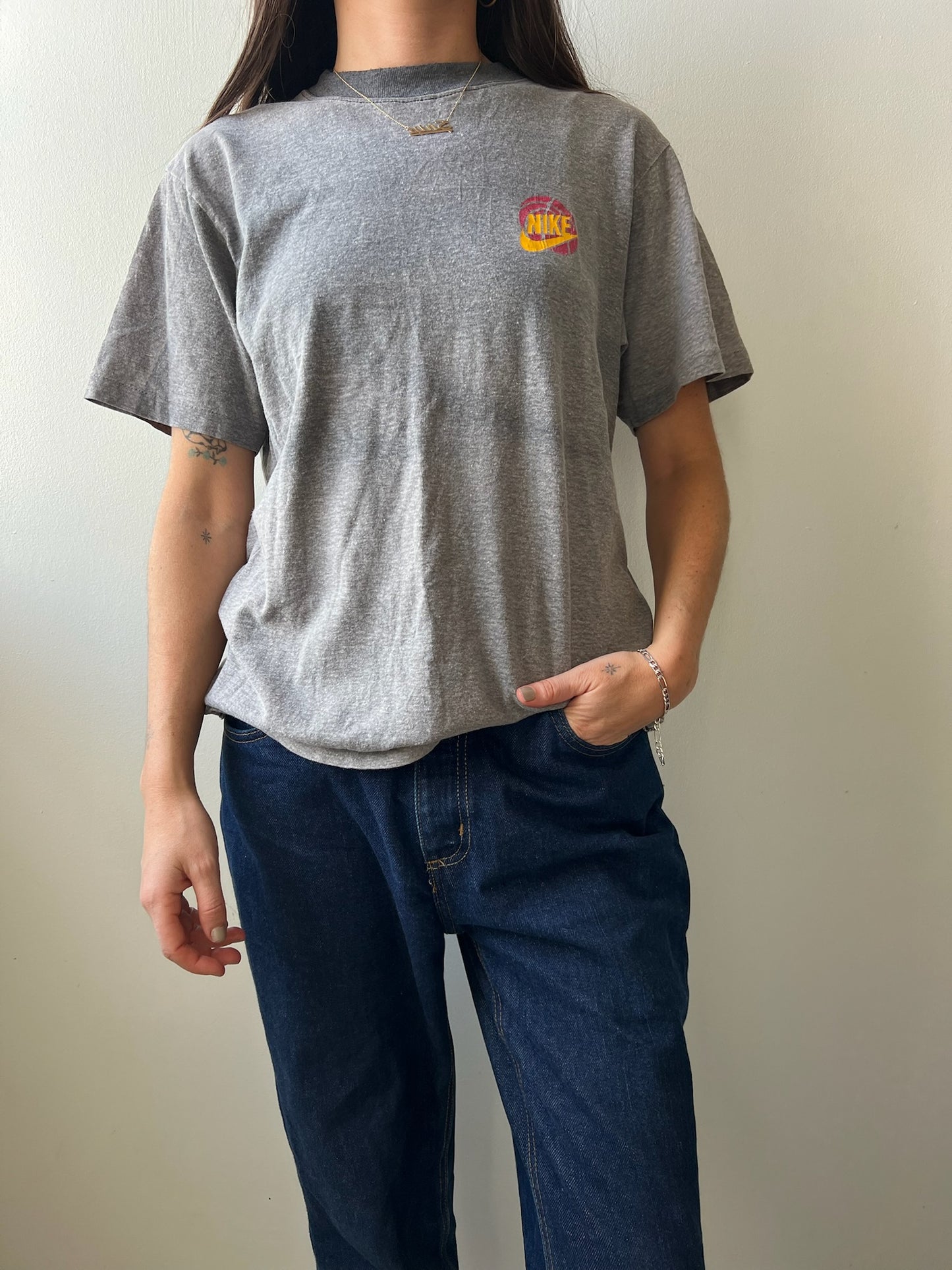 Two Toned Grey Nike Tee