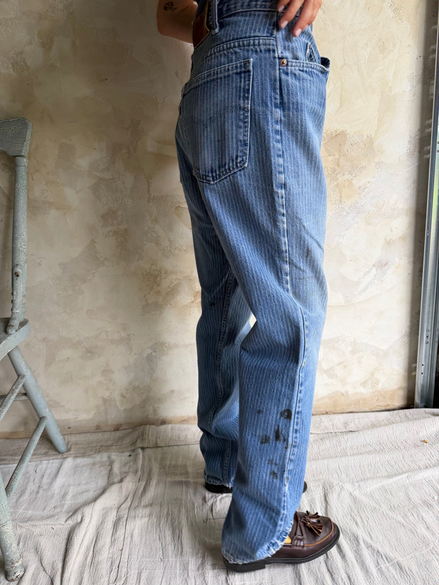 Striped Levi’s Denim