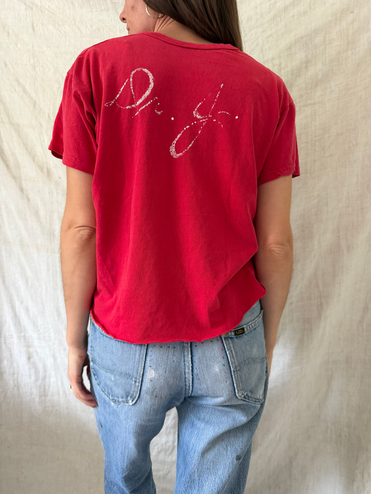 Red Keyport Varsity Tee