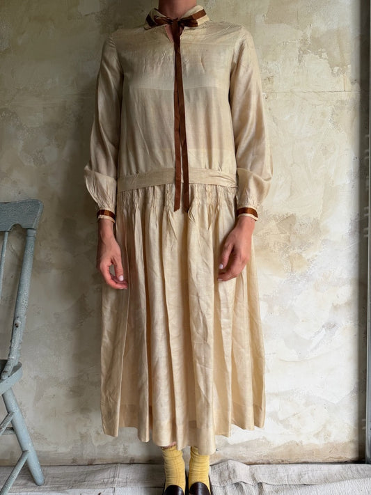 1920s Silk Dress