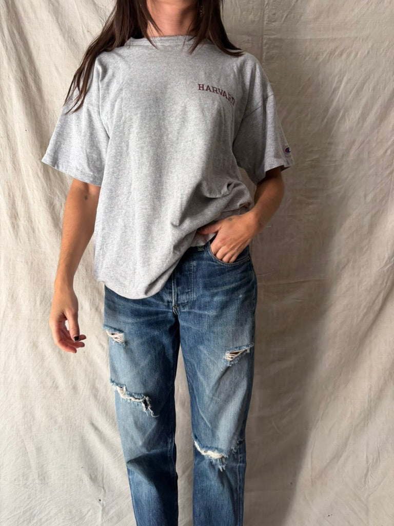 Grey Harvard Tee