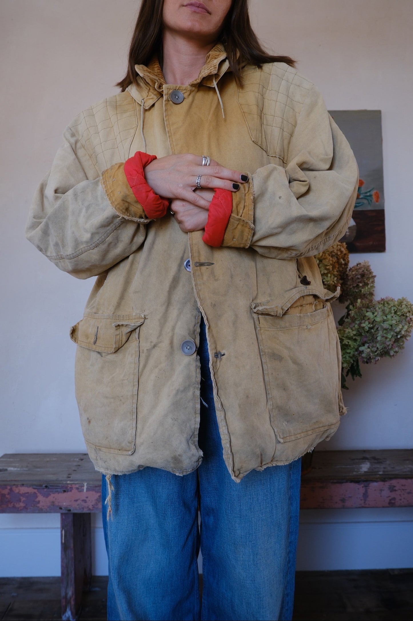 Vintage Tan Hunting Jacket