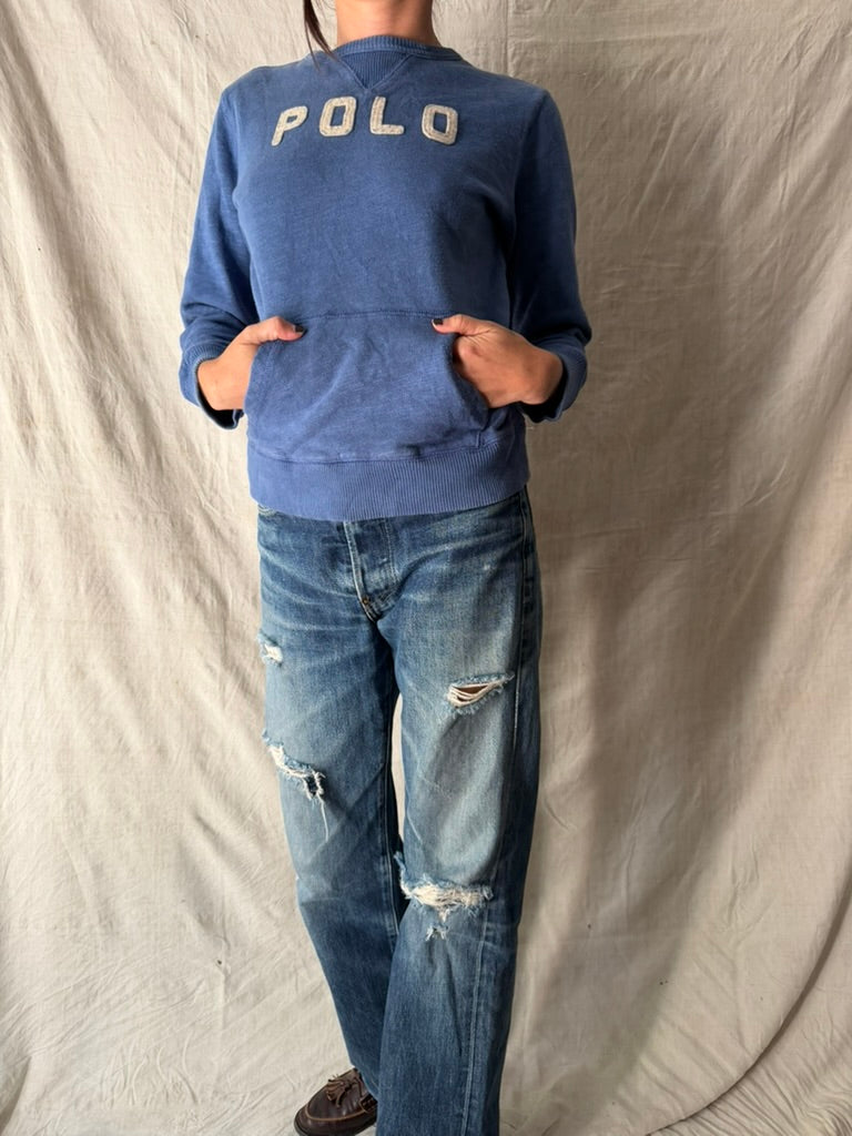 Blue Polo Crewneck