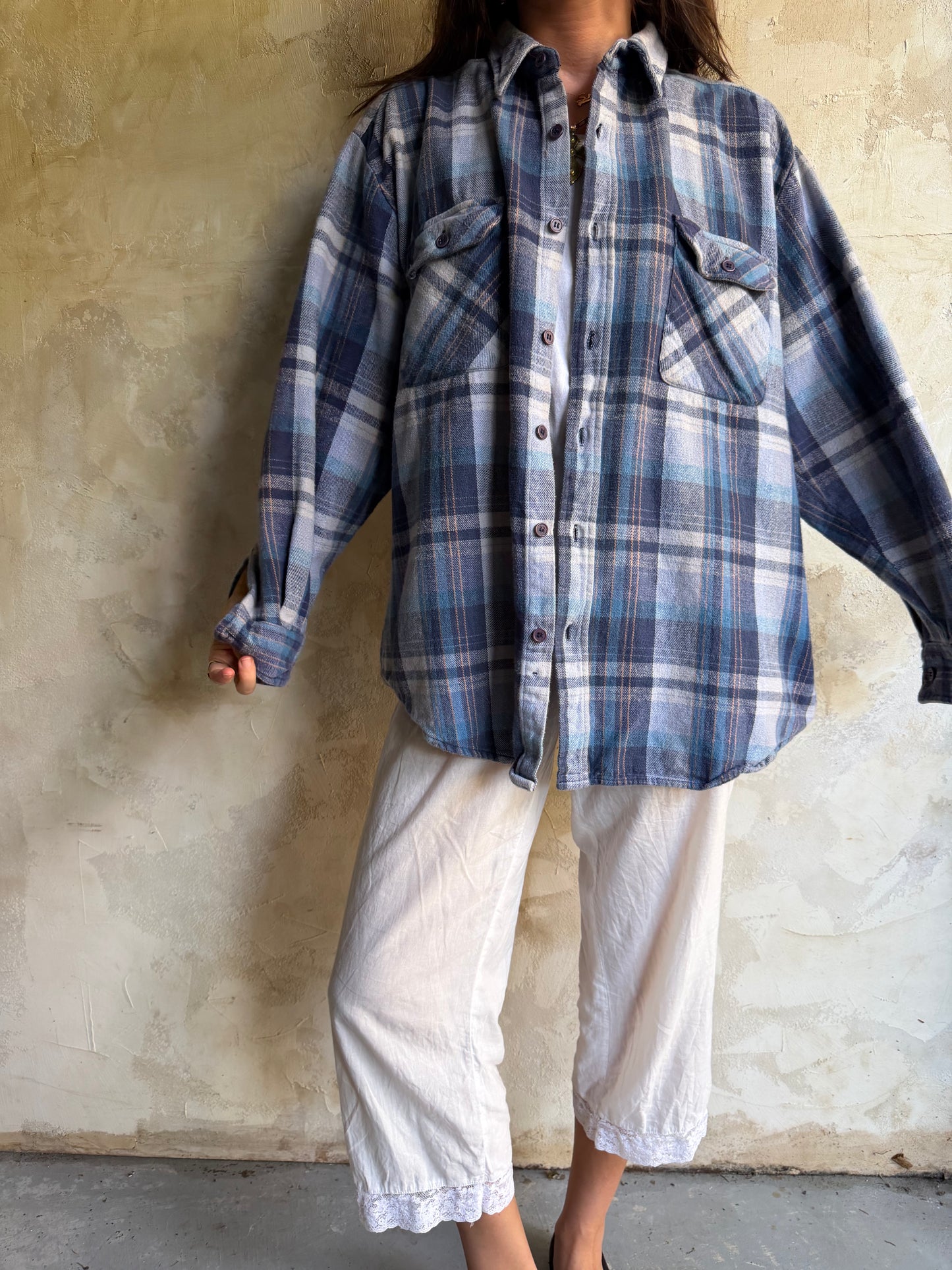 Blue Plaid Flannel