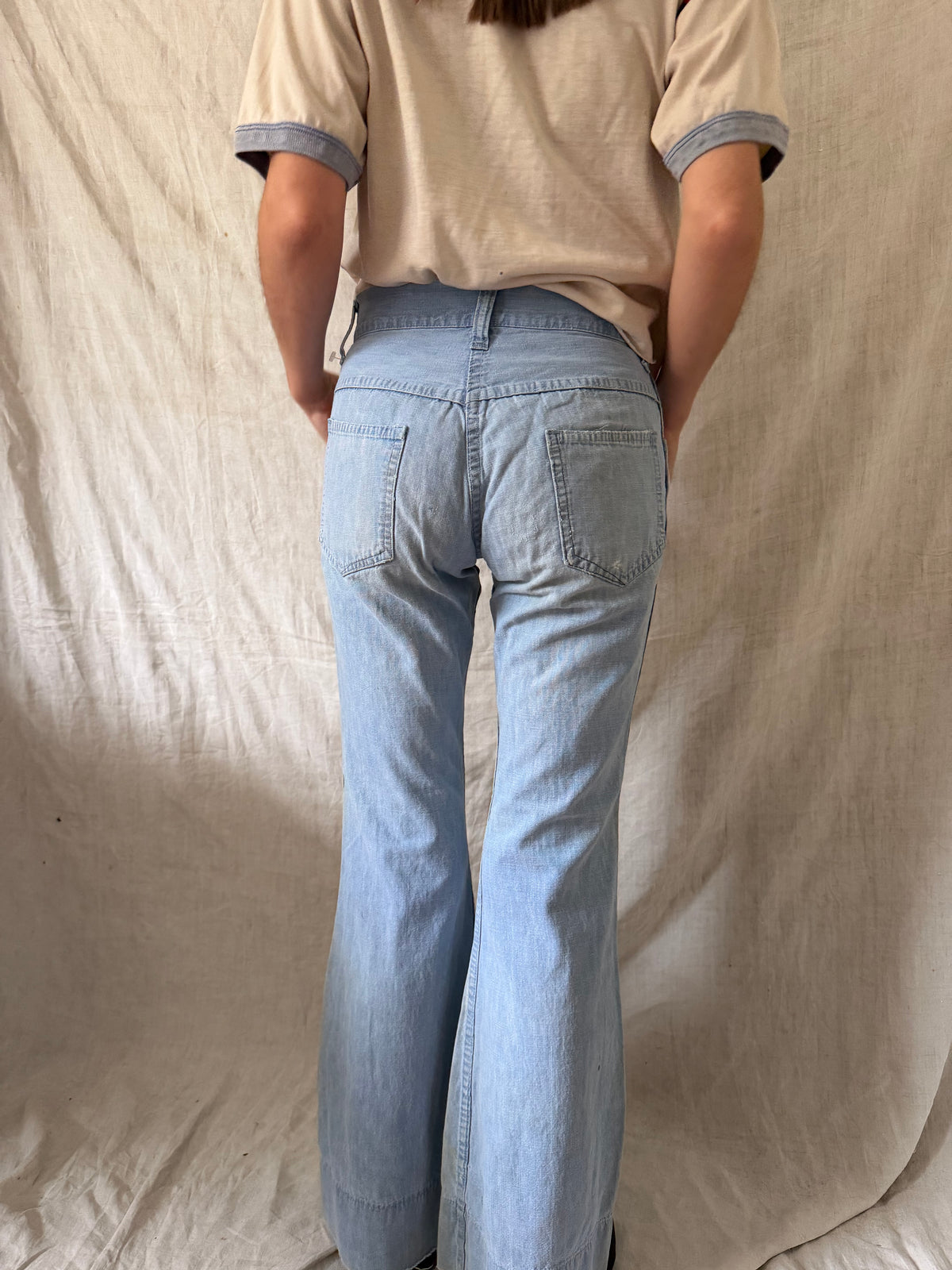 Lightwash 70s Flares