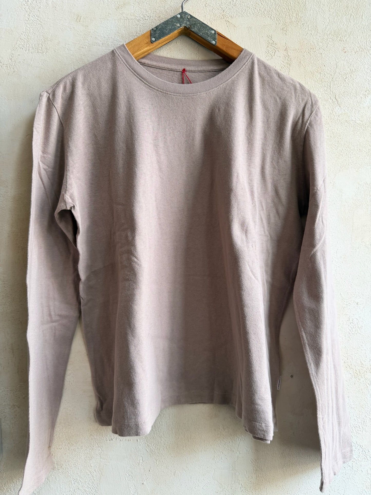 Foundation Long Sleeve Tee in Mushroom by Le Bon Shoppe