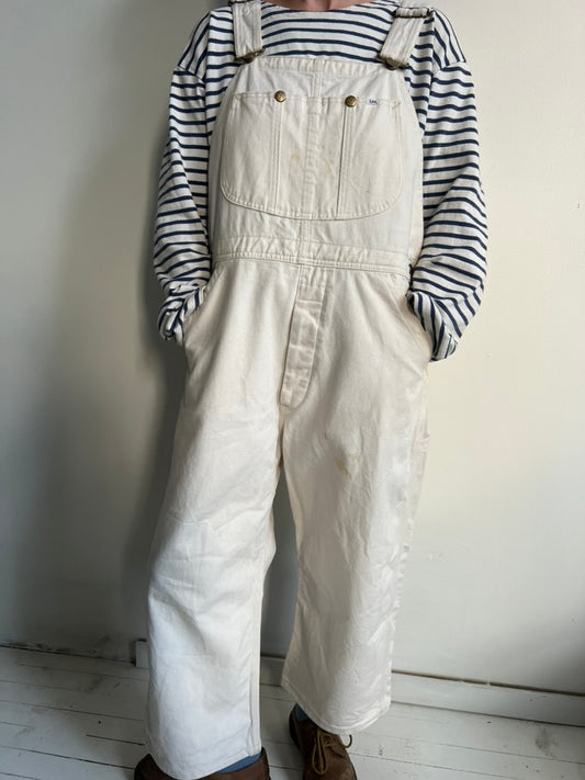 Off White Thick Denim Lee Overalls