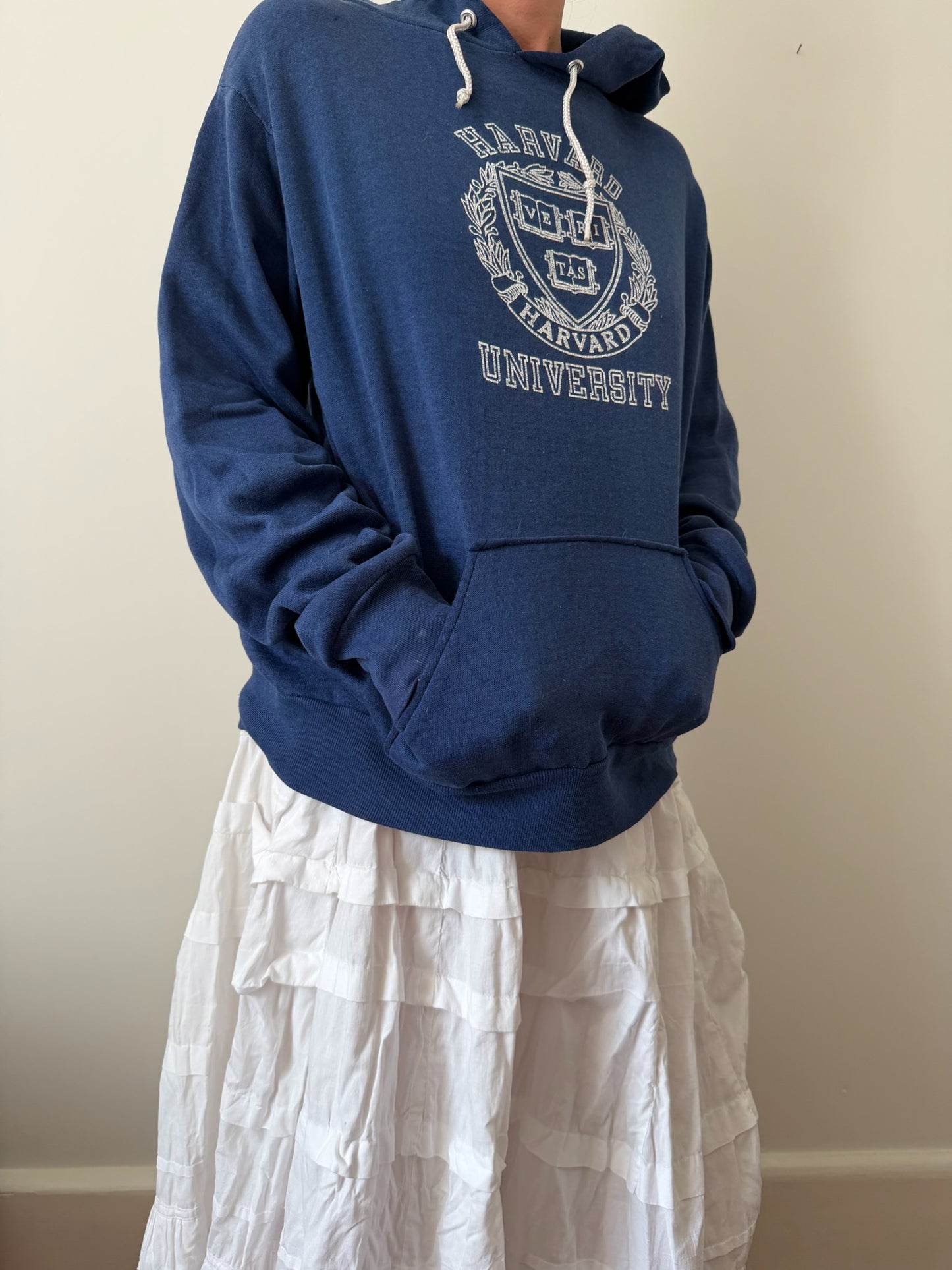 Harvard Uni Navy Blue Hoodie