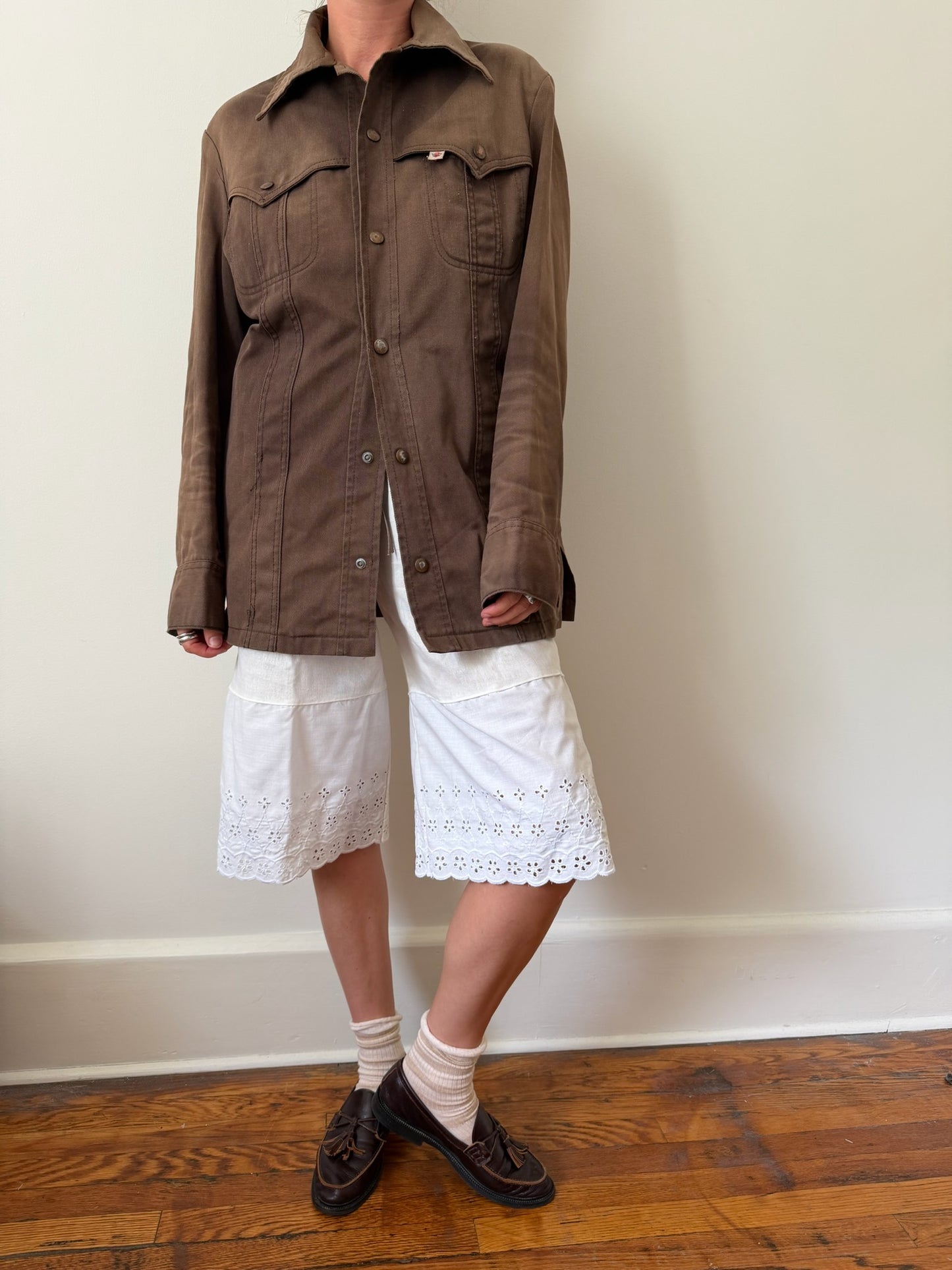 GWG Faded Fawn Brown Shacket