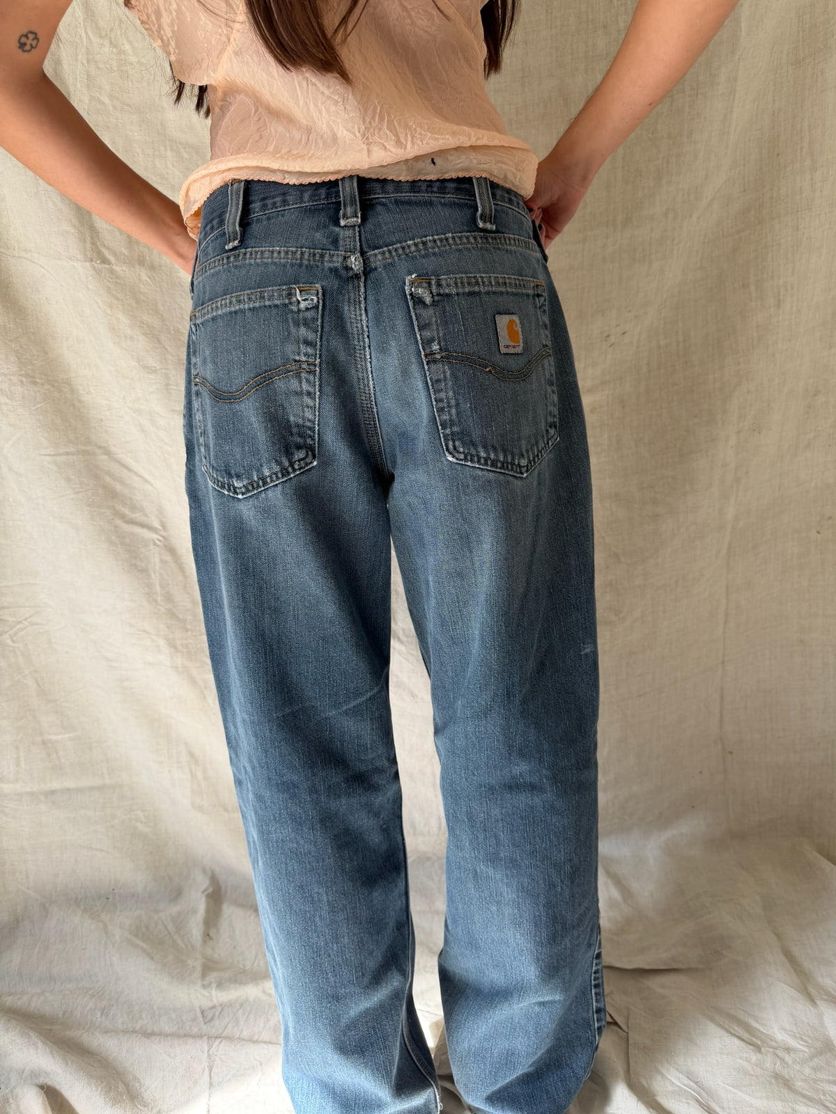 Midwash Distressed Carhartt Denim 02