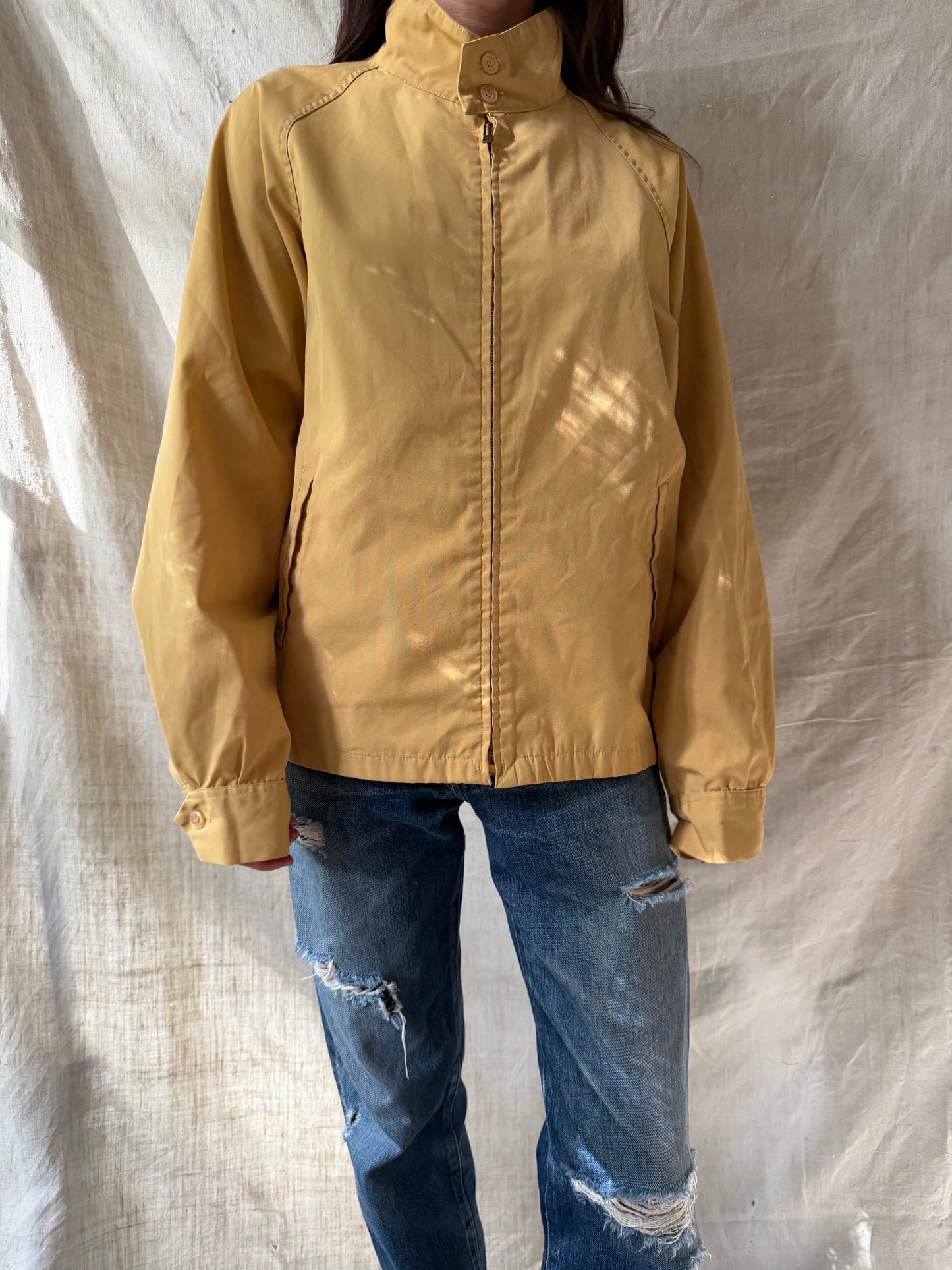 Butter Yellow Windbreaker
