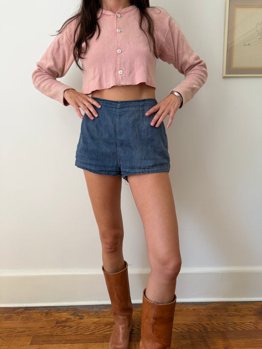 1940’s Pilgrim Cotton Cropped Henley