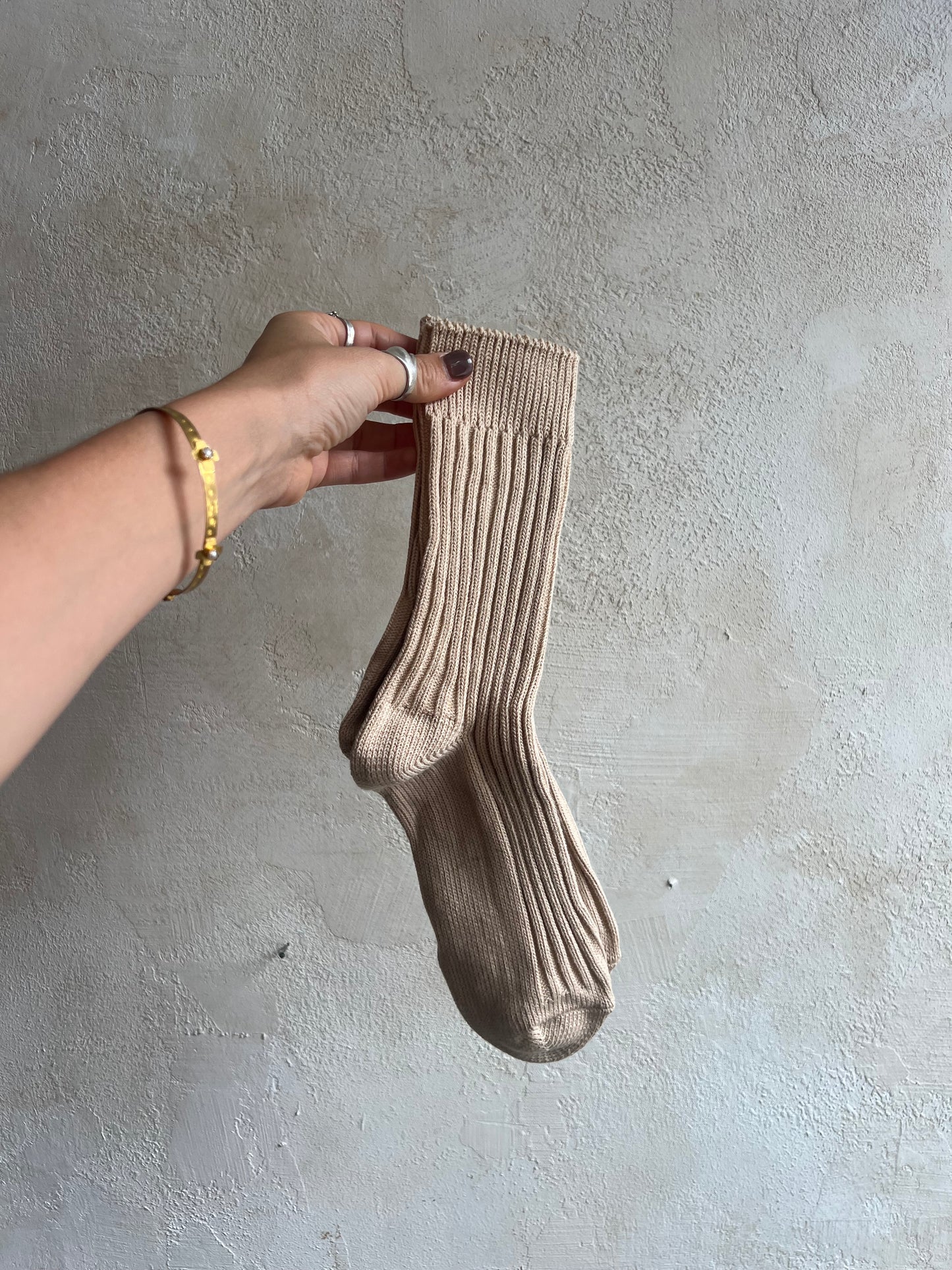 Ribbed Cotton High Socks by Billy Bamboo