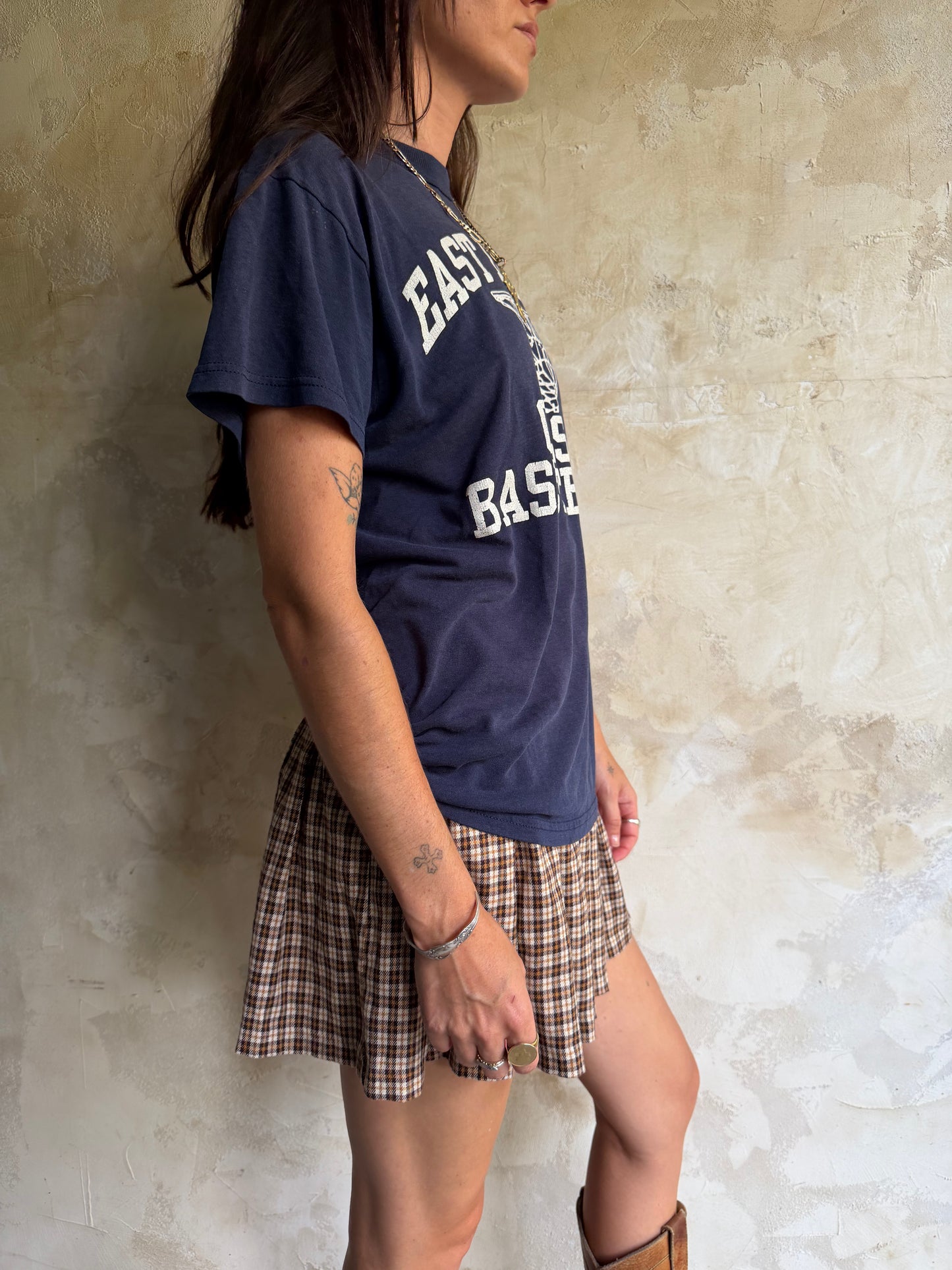 Navy East Lansing Girls Basketball Tee