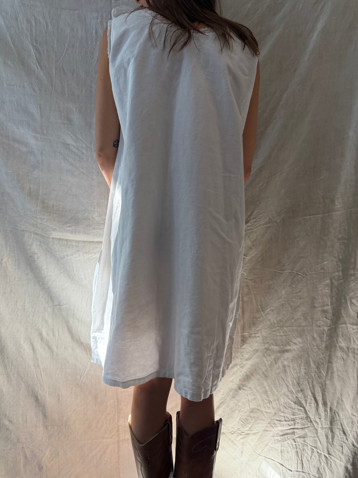 Antique Italian Cotton Smock
