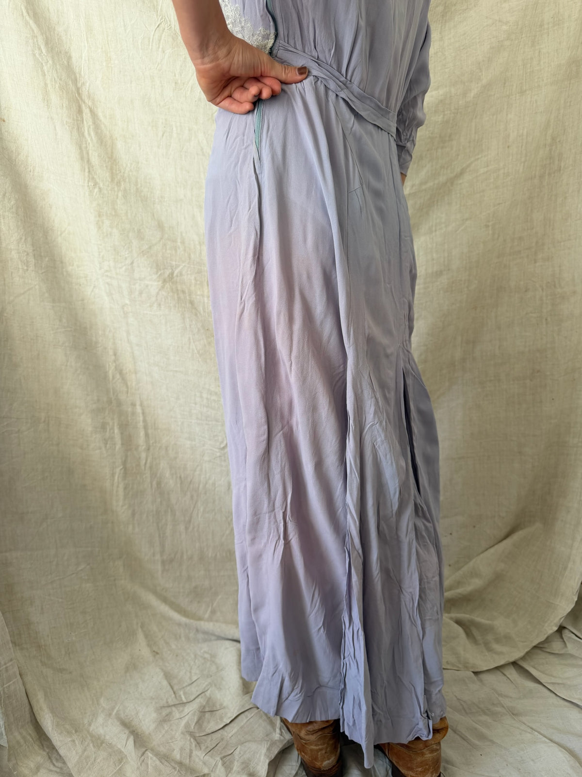 Purple Antique Tea Dress